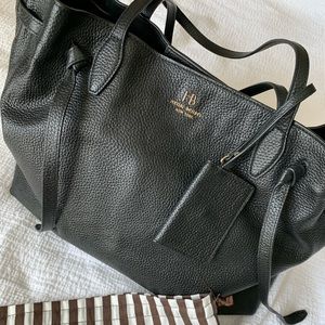 Henri Bendel leather tote purse